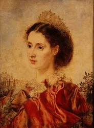 Portrait de Mme Henry Francis Makins en costume de fantaisie