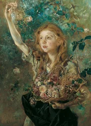Le cueilleur de roses, vers 1882-84 (huile sur toile)