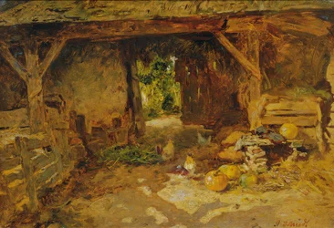 Intérieur de cour du Marchfeld