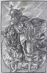 La création du monde, de la Bible de Worms, 1529