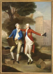 Les comtes Franciszek et Kazimierz Rzewuski à Rome, 1772