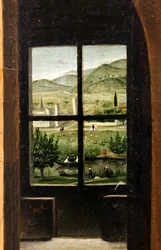 Saint Jérôme dans son cabinet de travail, détail, vers 1475 (huile sur panneau)