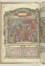 Scène avec représentation allégorique sur la Grand-Place, 1578