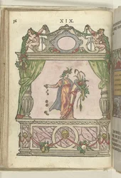 Scène avec la personnification de la Générosité (Liberalitas), 1578