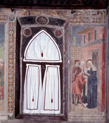 Vie de Sainte Francesca Romana : Un bossu est guéri par la sainte
