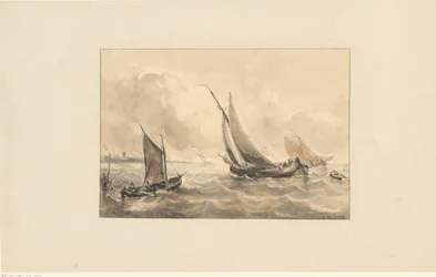 Voiliers en mer