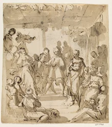 Danse sous une pergola