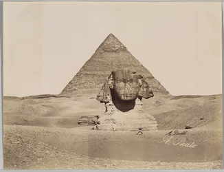 Sphinx et la pyramide de Khéphren