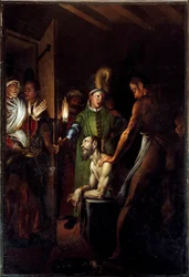 La décollation de saint Jean-Baptiste, vers 1571. H. 280 x 192 cm, église San Paolo Converso à Milan