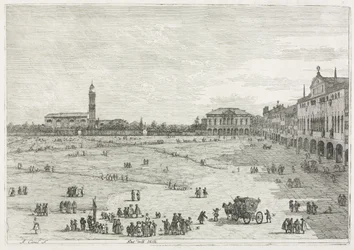 Vues : Prà della Valle, Padoue, 1735-1746