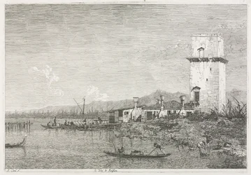Vues : La tour de Malghera, 1735-1746