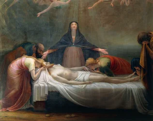 Lamentation sur le Christ mort (détail)