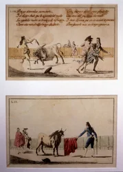 Scène de tauromachie