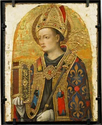 Saint Louis de Toulouse, évêque de Toulouse, petit-neveu du roi Louis IX, le Saint ...