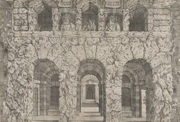Une grotte, vers 1545