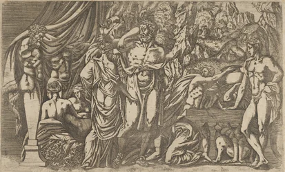 Hercule déguisé en femme