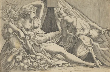 Jupiter et Antiope, 1540-45