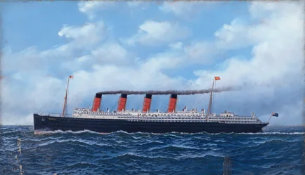 Le paquebot Cunard « Mauretania »