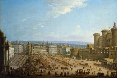 Festival des Quatre Autels à Naples, vers 1757, par Antonio Joli