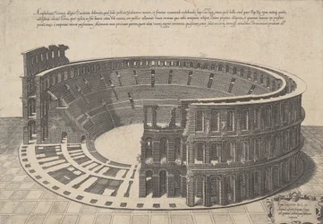 Amphithéâtre de Vérone, délinéation diligente et précise