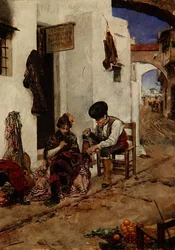 Réparation de la veste du picador