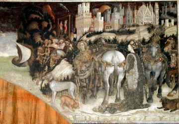 Saint Georges délivrant la princesse de Trébizonde (détail)
