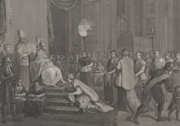 Couronnement du pape Pie VI, 1801.