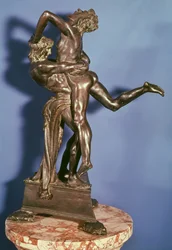 Hercule et Antée, 1475 (bronze)