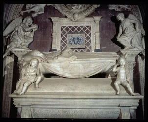 Le Tombeau du Cardinal du Portugal (détail)
