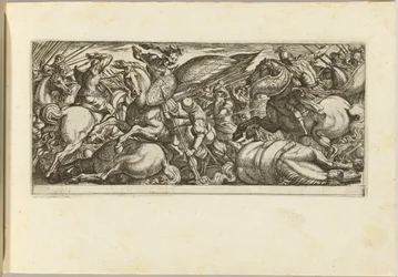 Bataille entre cavalerie et infanterie