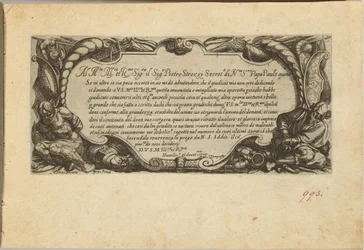 Frontispice : Dédicace à Pietro Strozzi