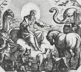 Dieu créant les animaux terrestres