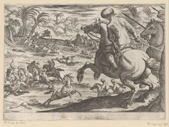 Chasse aux lions