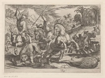 Chasse aux lions