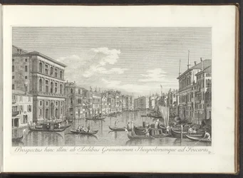 Vue sur le Grand Canal, Palazzo Grimani et Ca