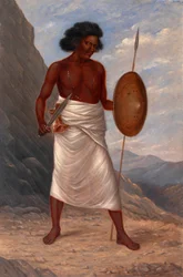 Homme somalien, vers 1893