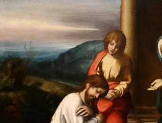 Le Christ prend congé de sa mère