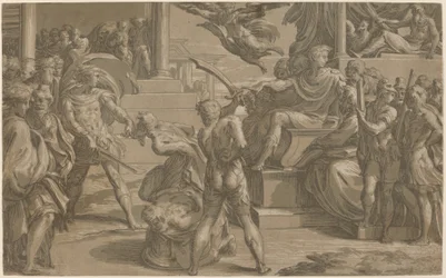 Le Martyre des Saints Pierre et Paul (recto)