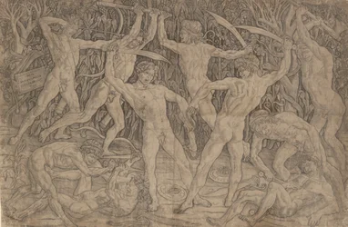 Bataille des hommes nus, vers 1470-90