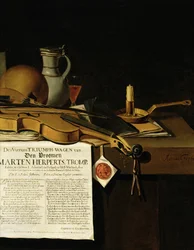 Nature morte de vanité en hommage à l