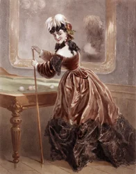 Une courtisane à l