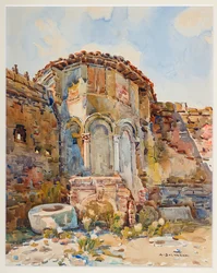 Petit Cour dans le cercle du château de Carpi