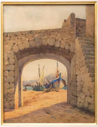 Voûte avec Port et Bateaux