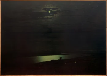 Nuit de lune sur le Dniepr