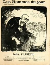 Couverture de "The Men of the Day", vers 1906 - Illustration de Aristide Delannoy : Claretie Jules