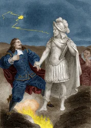 Don Juan de Molière : Don Juan avec la statue du Commandeur, 1870