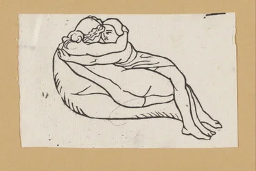 Daphnis und Chloë zusammen liegend