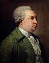 Portrait du dramaturge Denis I Fonvizin, vers 1784-1785