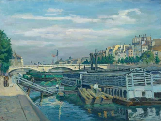 Le Pont Louis Philippe, 1875