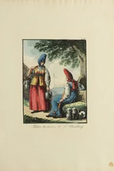 Laitières de Pétersbourg, 1817